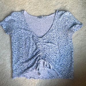 Hollister cinched crop top